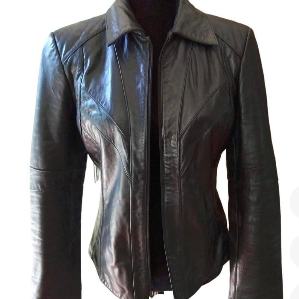 vintage Express leather jacket